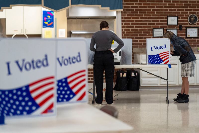 People voting in the South Carolina Republican primary (Andrew Harnik/AP)