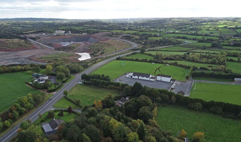 Magheracloone Gaelic Football Club in Co Monaghan which was forced to shut after the collapse of a mine caused sinkholes to appear in its pitch&nbsp;