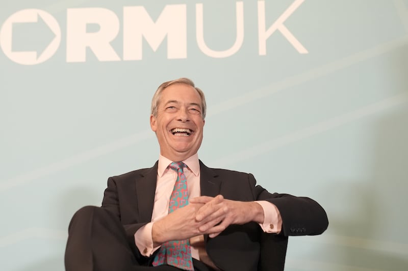 Reform UK leader Nigel Farage