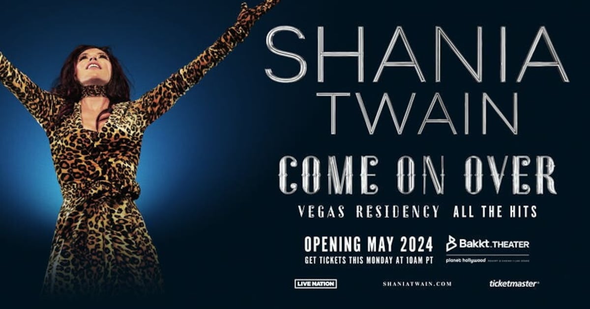 Shania Twain announces return to Las Vegas with 2024 residency