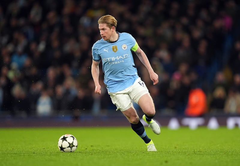 Kevin De Bruyne has made five straight substitute appearances