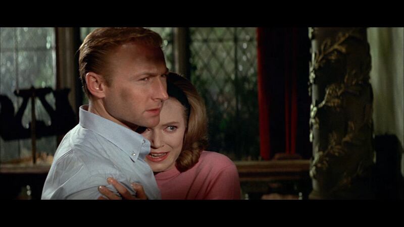 Nick Adams and Suzan Farmer in Die, Monster, Die!