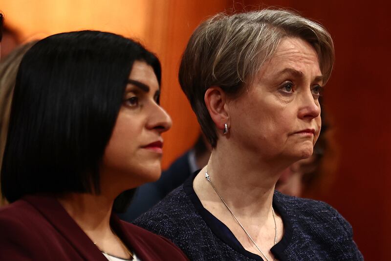 Justice Secretary Shabana Mahmood (left) and Home Secretary Yvette Cooper