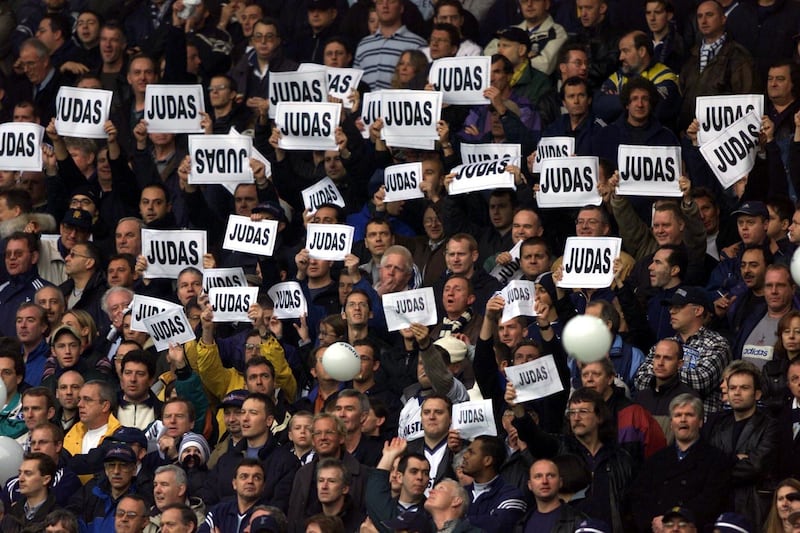 Tottenham fans did not hide their contempt for Campbell upon his return to White Hart Lane