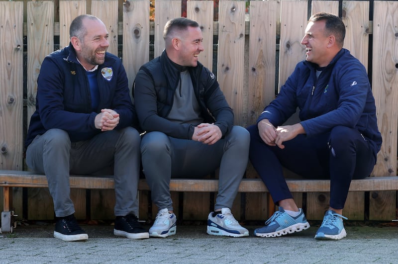 Former Cliftonville Player Jody Lynch speak to the Irish News.
PICTURE COLM LENAGHAN