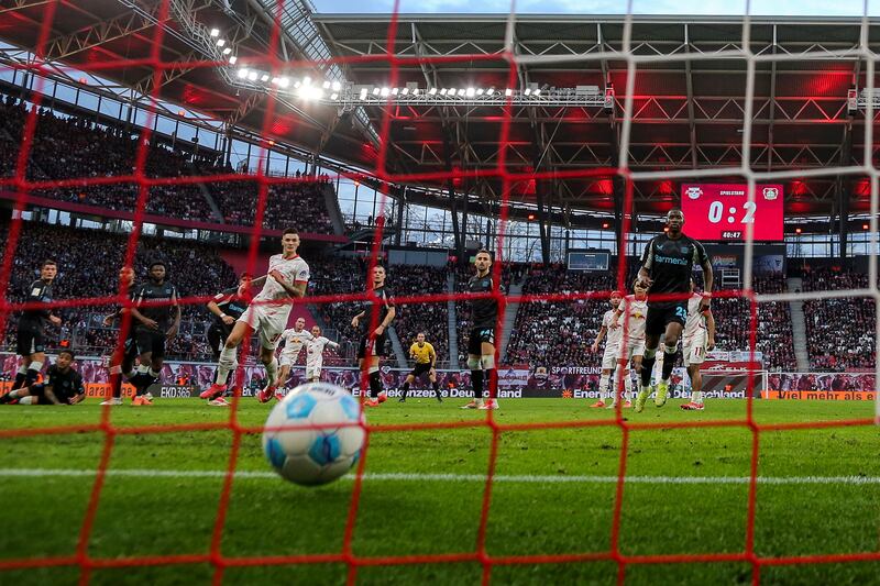 Bayer Leverkusen were held to a draw at RB Leipzig (Jan Woitas/AP)