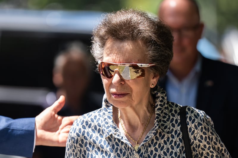 The Princess Royal wearing her adidas sunglasses