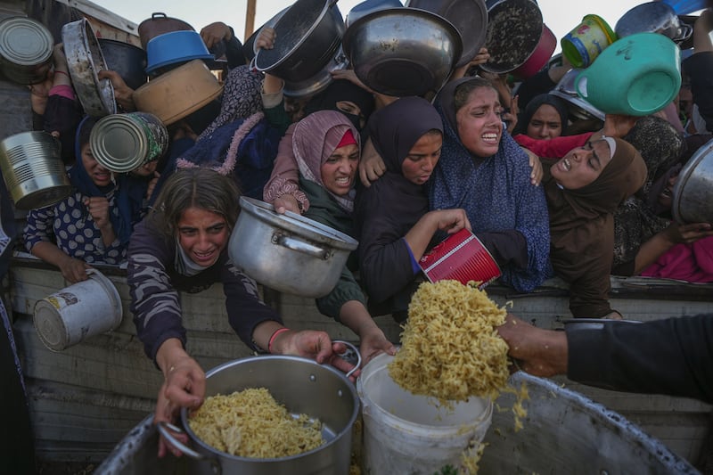 Tens of thousands of Palestinians have been killed (AP)