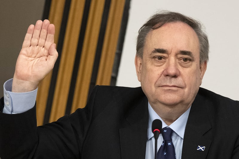 Alex Salmond also appeared before a Holyrood inquiry