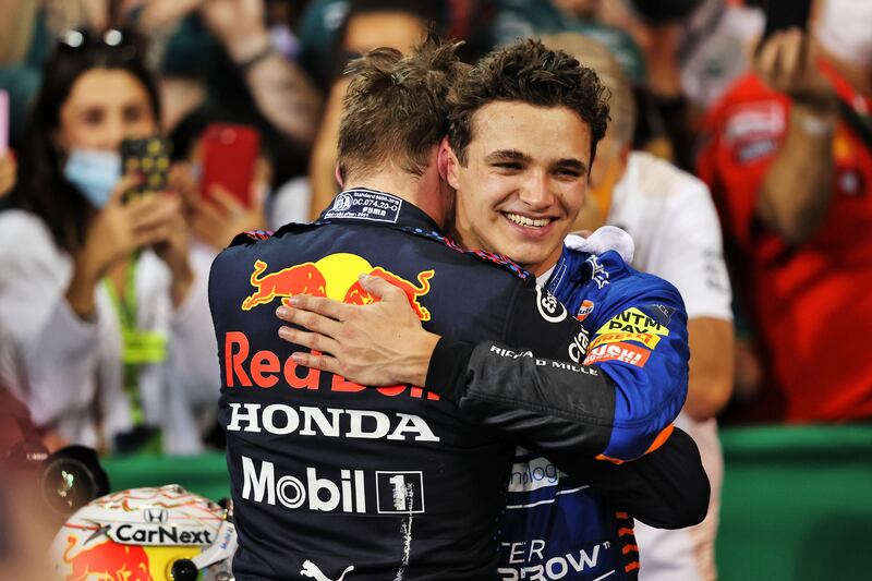 Verstappen and Norris remain good friends off the track