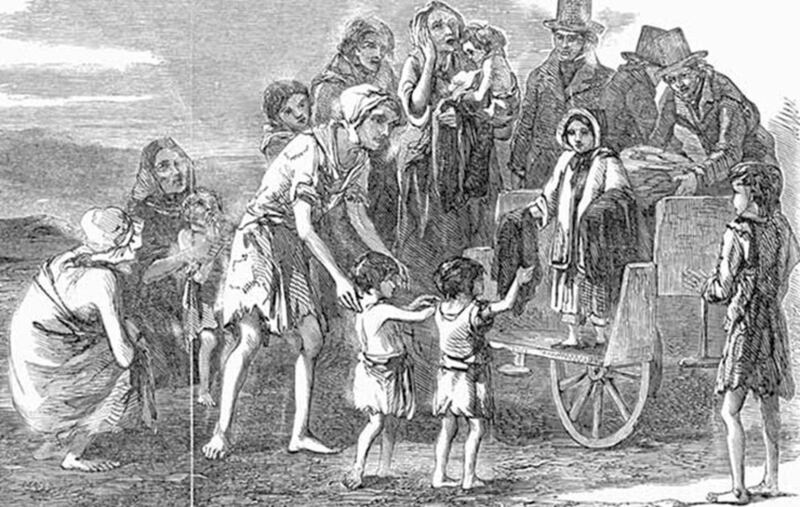 The Great Famine was a period of mass starvation, disease, and emigration in Ireland between 1845 and 1849 