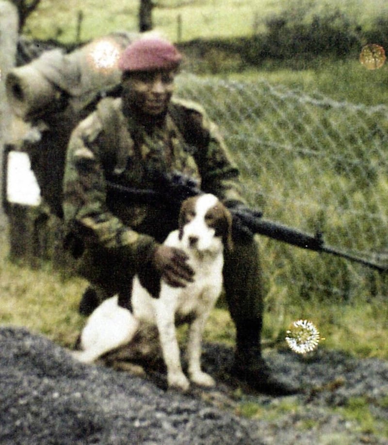 Christopher Alder, pictured in his Parachute Regiment uniform, died in police custody in April 1998