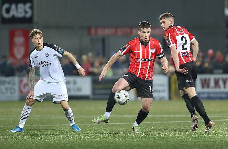 Patrick McEleney is nearing a return for Derry City