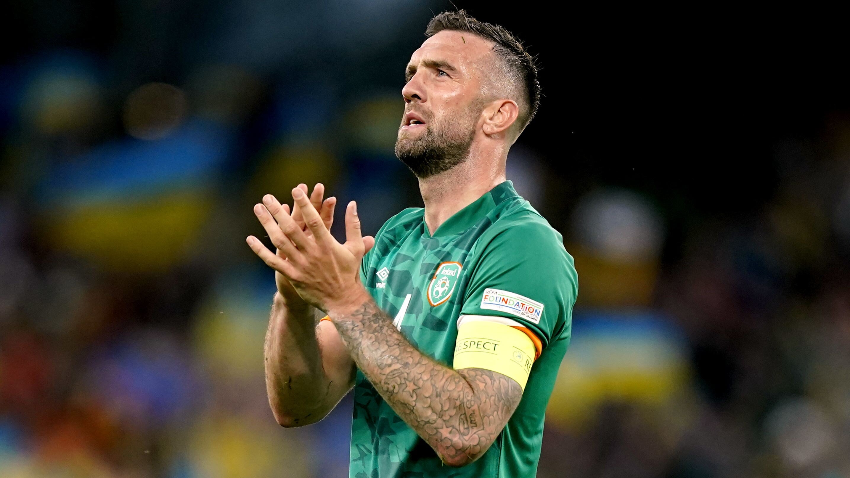 Republic of Ireland’s Shane Duffy is hopeful that Evan Ferguson can become the nation’s new talisman (Niall Carson/PA)