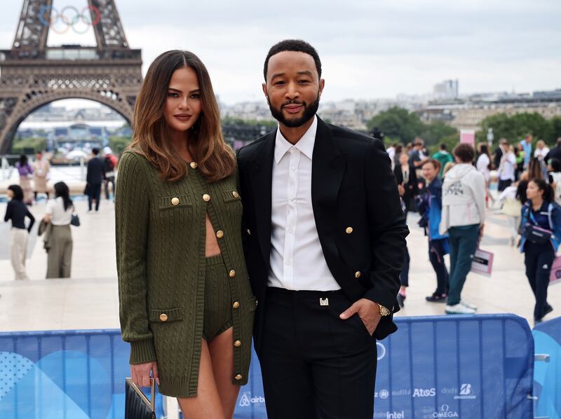 John Legend and his wife Chrissy Teigen