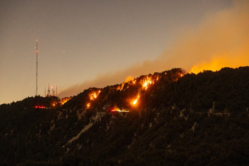 The fire has devastated parts of Los Angeles (AP)