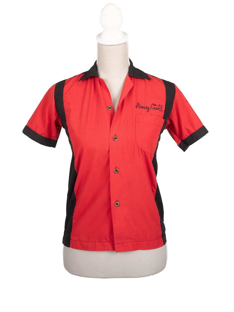 Amy Winehouse’s bowling shirt