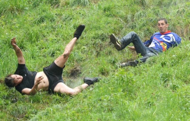 Cheese rolling