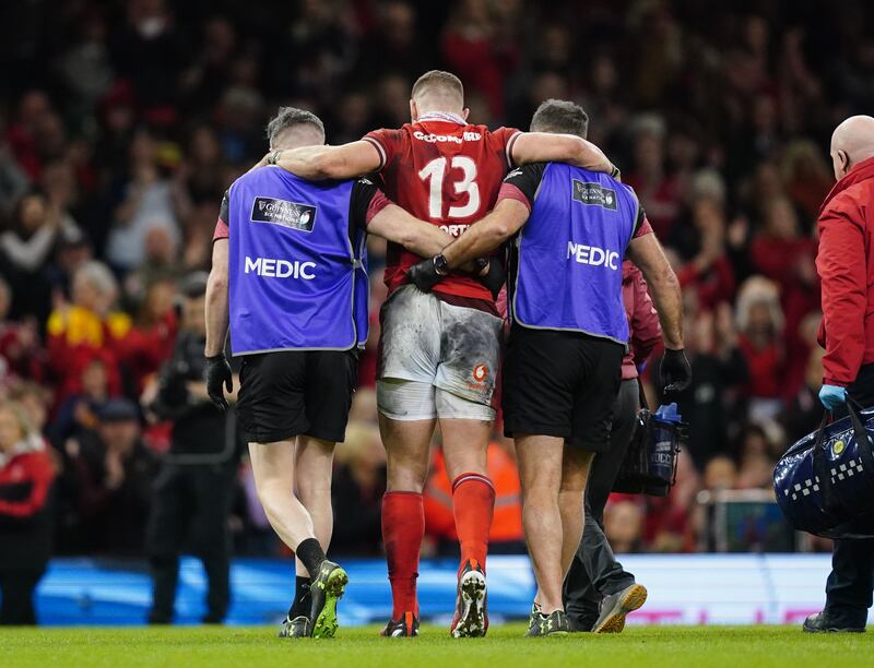 George North did not get the farewell he hoped for