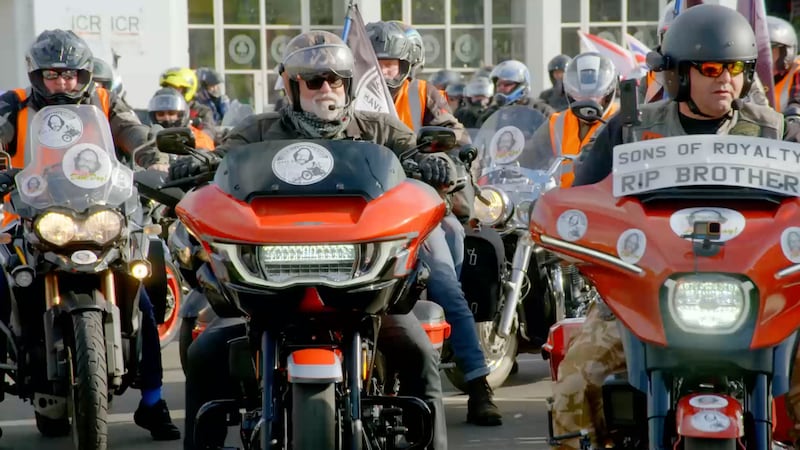 Dave Day saw more than 46,000 motorcyclists join King on the ride