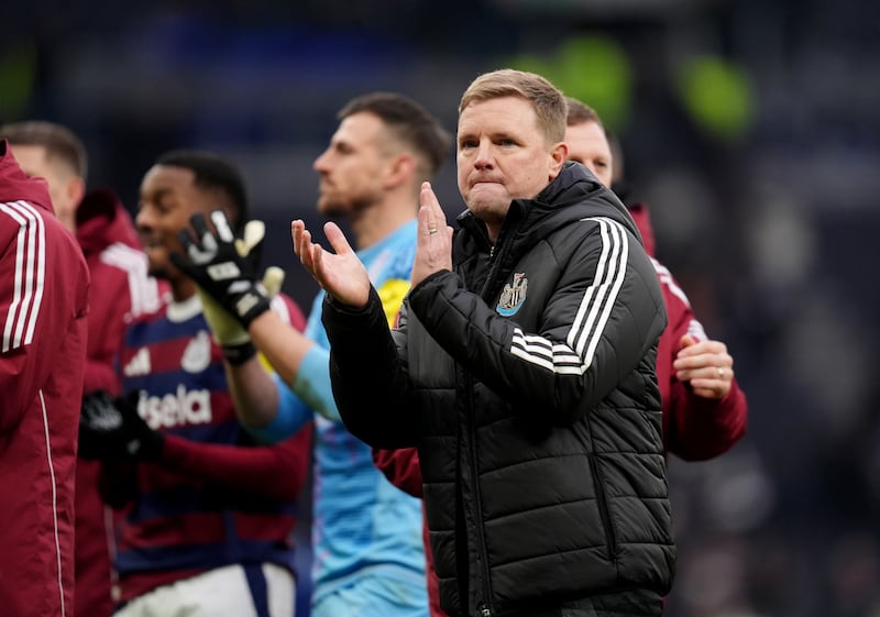 Newcastle manager Eddie Howe was the happier of the two managers after Newcastle’s win