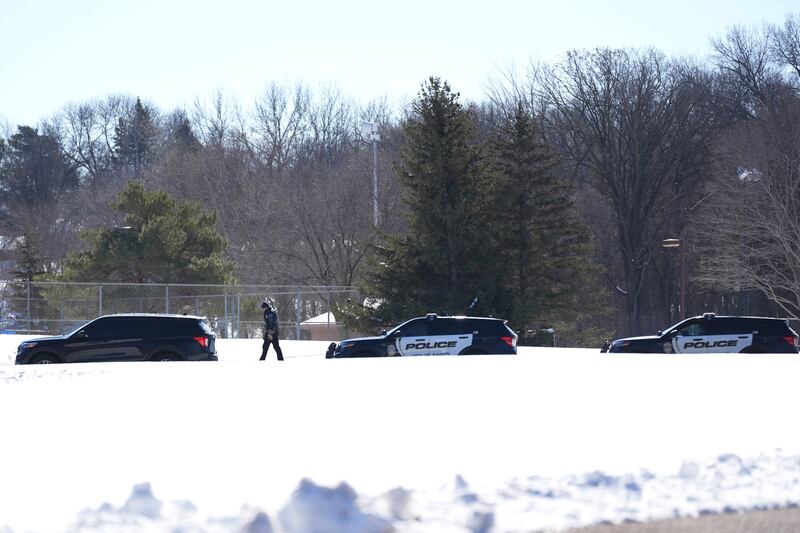 Police in Burnsville (Abbie Parr/AP)