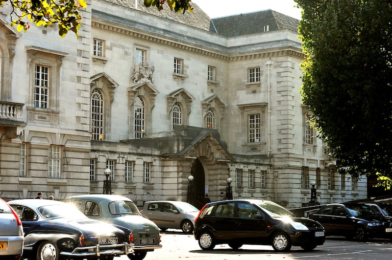 General view of the front entrance to the Inner London Crown Court