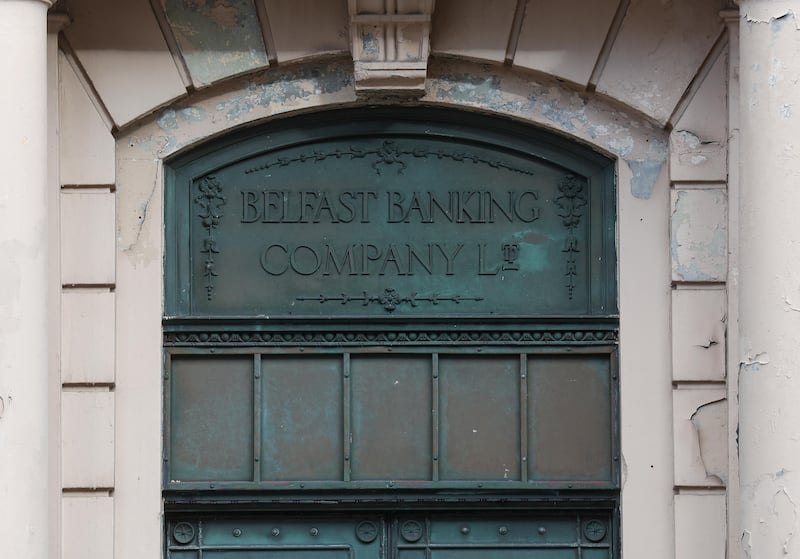 Calls for restoration work to be carried out at The Bank building on Waring Street in Belfast.
PICTURE COLM LENAGHAN