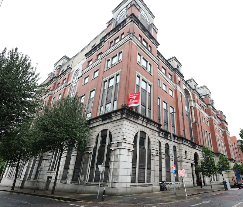 Clearing out at Clarence Court which is sale agreed on Adelaide St Belfast.
PICTURE COLM LENAGHAN