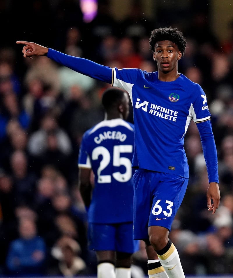 Josh Acheampong made his Chelsea debut against Tottenham last season