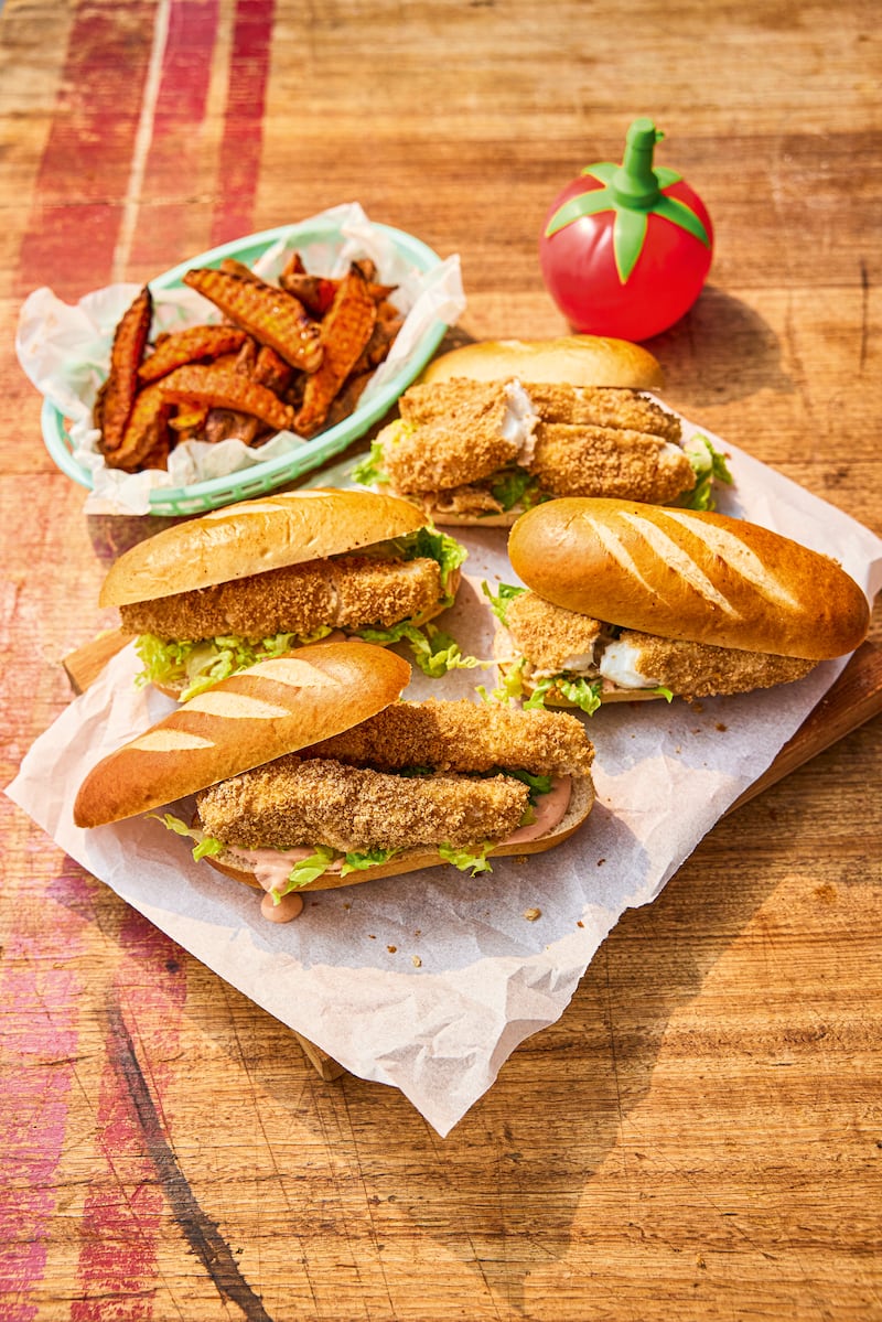 Fish finger sarnies from Let's Cook