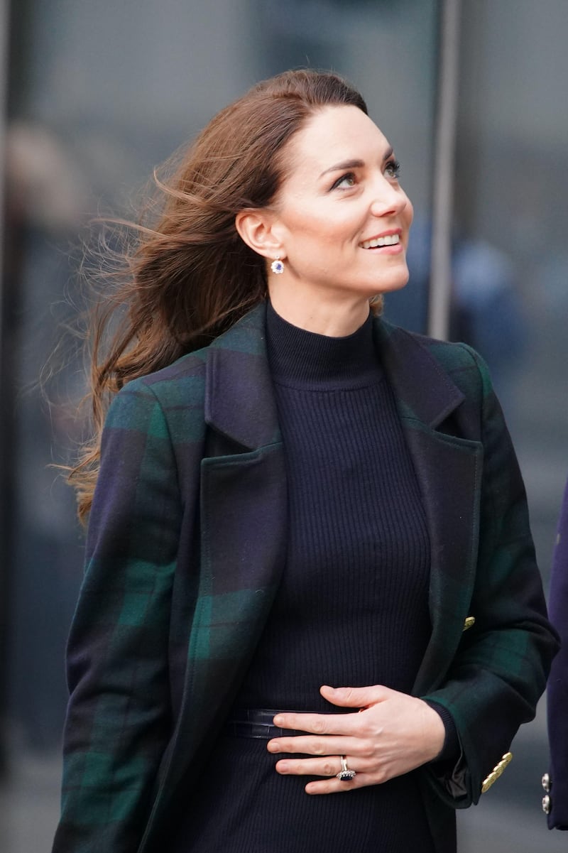 The Princess of Wales is a fan of black watch tartan in winter