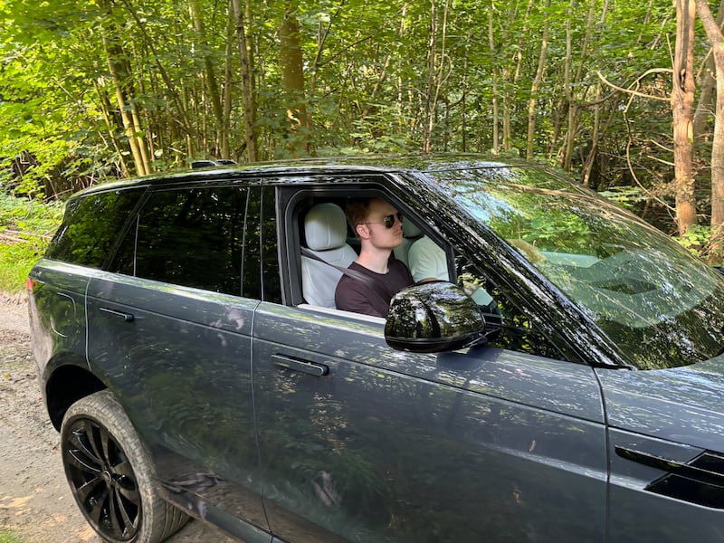 The first course consisted of rough terrain and muddy tracks. (Martin Domeney)