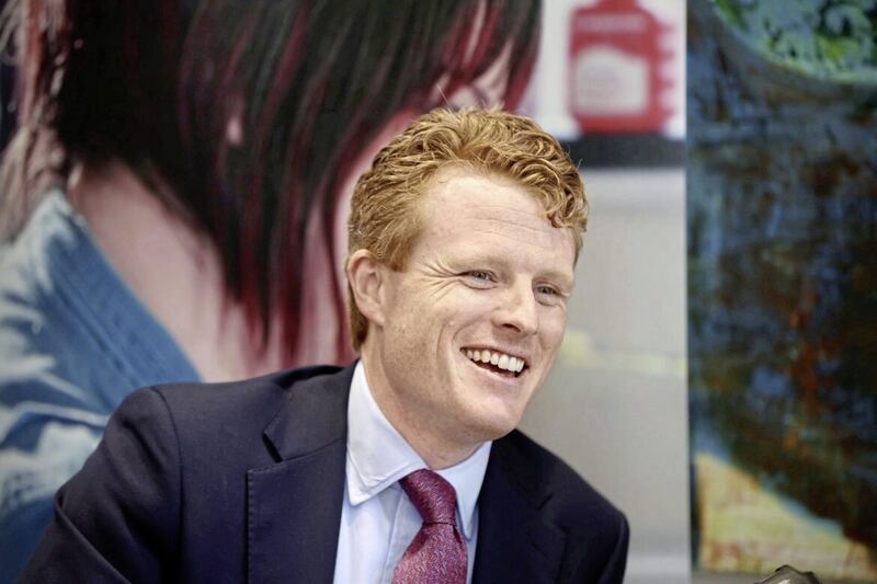 An investment conference scheduled for September and hosted by the government and featuring the efforts of US special envoy Joe Kennedy III, pictured, looks set to be an embarrassment in the continuing absence of power-sharing. Picture by Mal McCann 