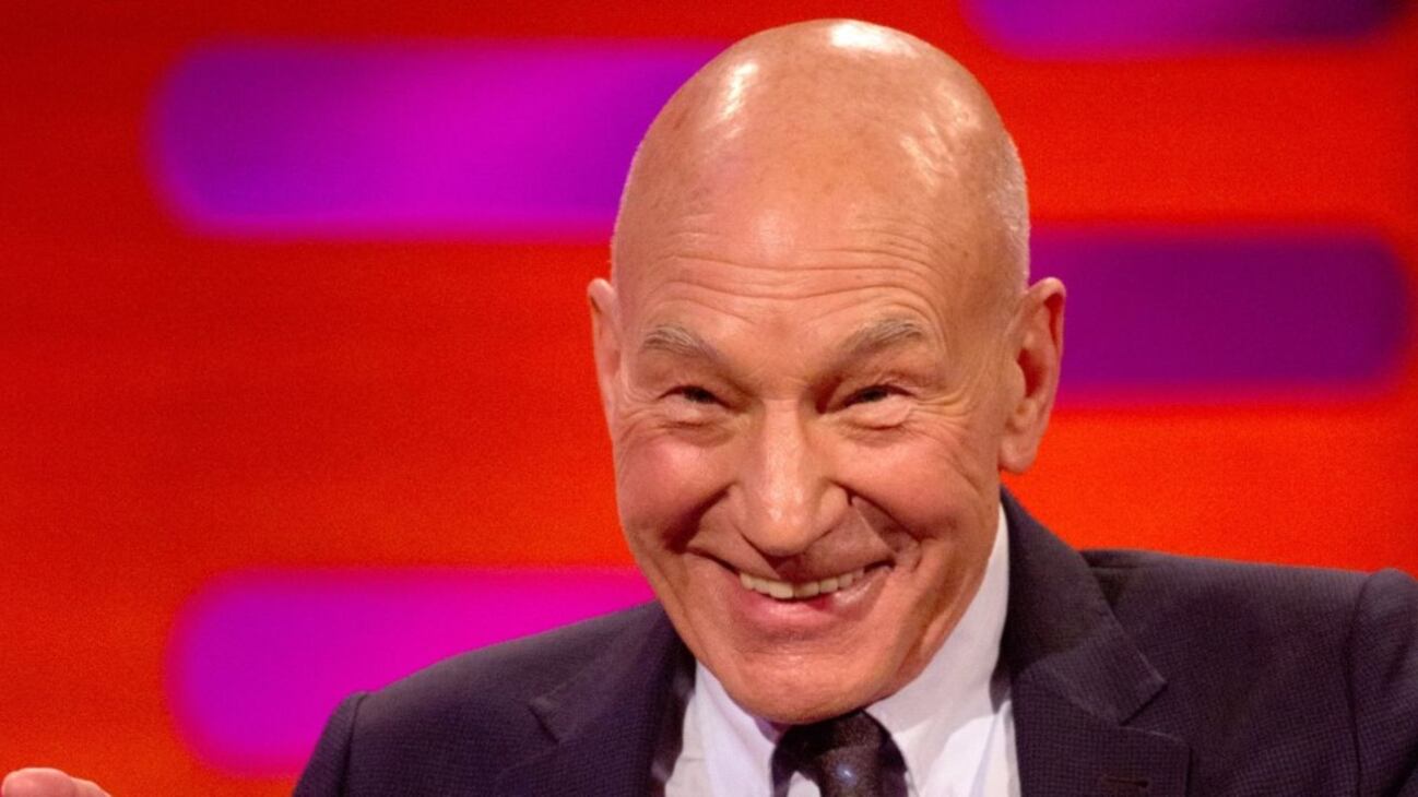 There's a dog that looks weirdly like Patrick Stewart