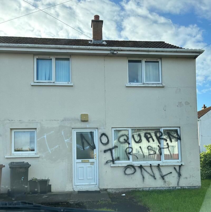 Graffiti in Ballykelly, Co Derry