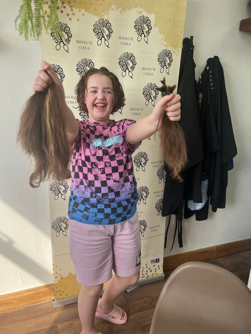 Lexie Warwick-Oliver after she had her hair cut