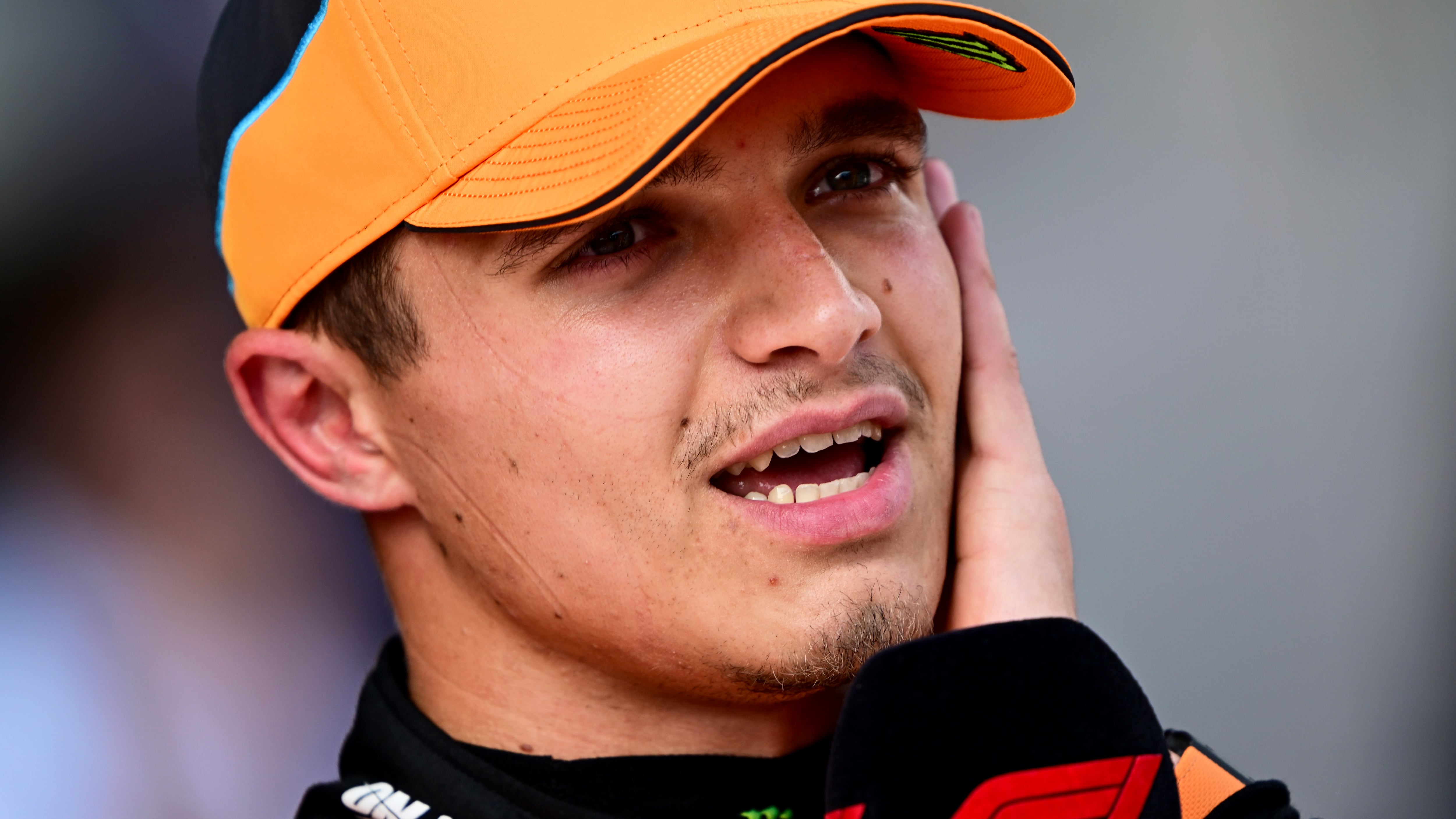 McLaren driver Lando Norris, pictured, no longer expects an apology from Max Verstappen (Christian Bruna/AP)