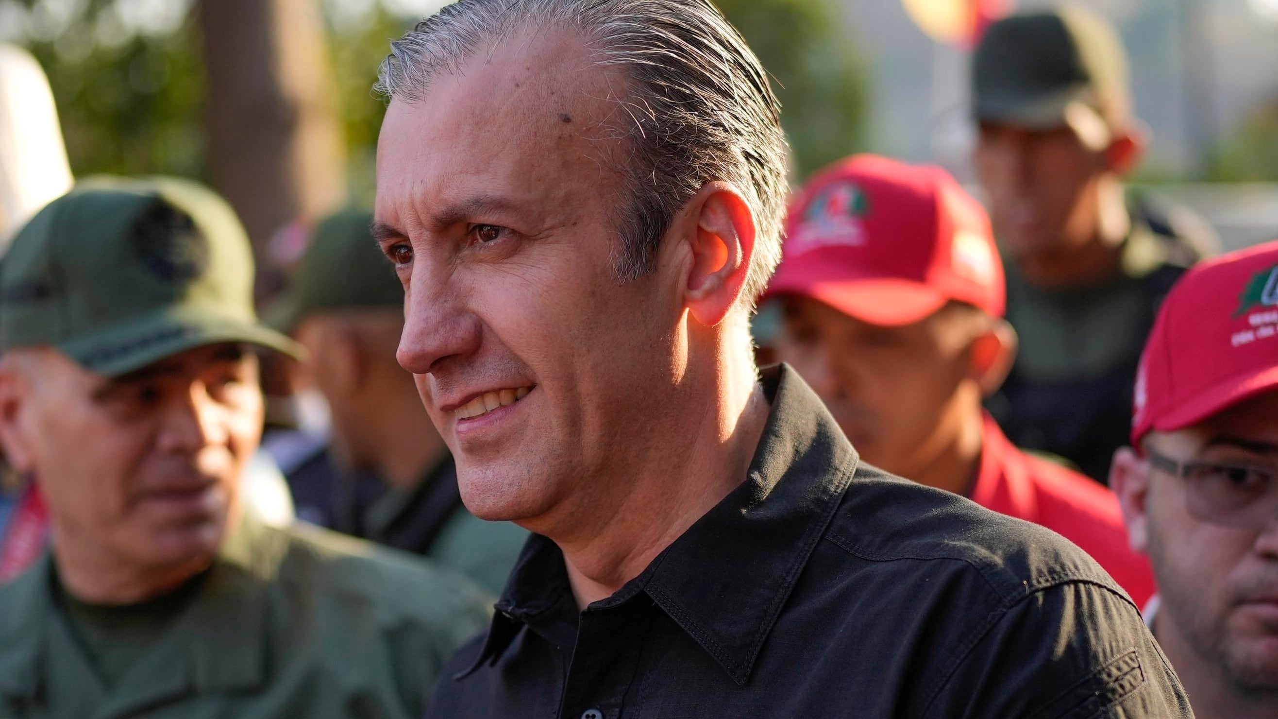 Tareck El Aissami was expected to appear in court on Tuesday (Matias Delacroix/AP)