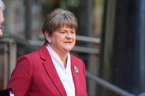Arlene Foster denies sectarianising Stormont’s response to Covid-19 