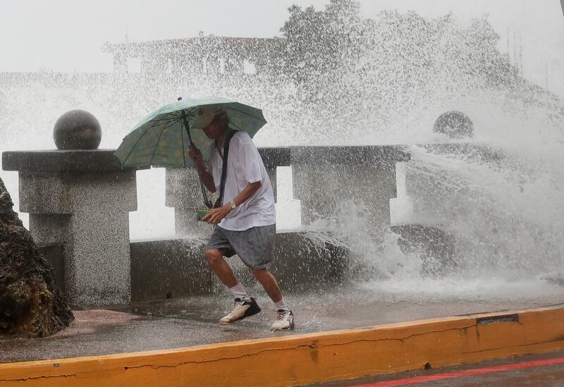 Shops have been closed and people have been ordered to evacuate in some areas (AP)