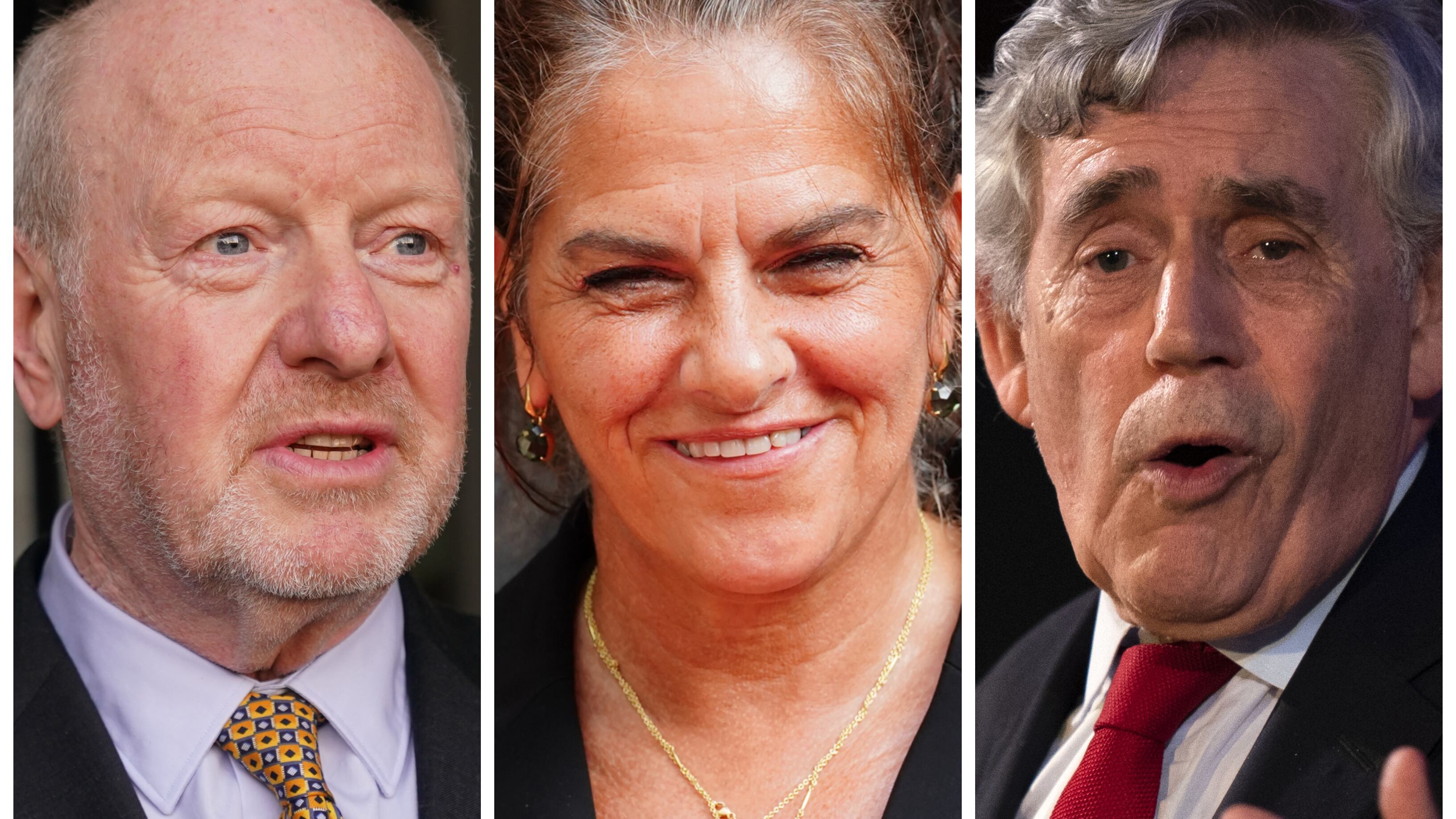Alan Bates, Tracey Emin and Gordon Brown have been recognised in the King’s Birthday Honours