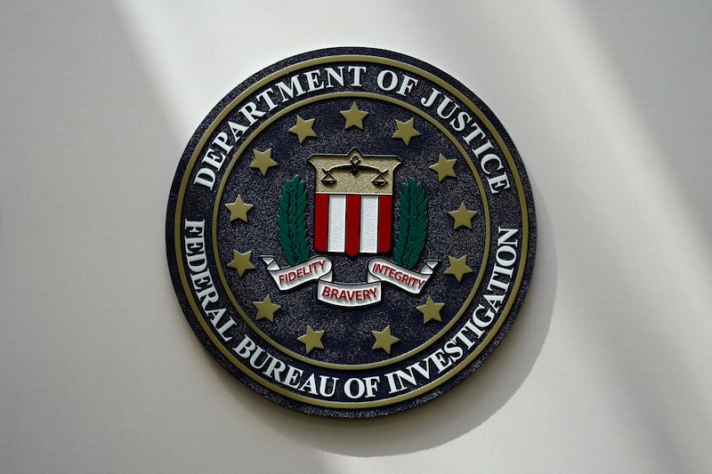 The FBI seal is pictured (Charlie Neibergall, File/AP)