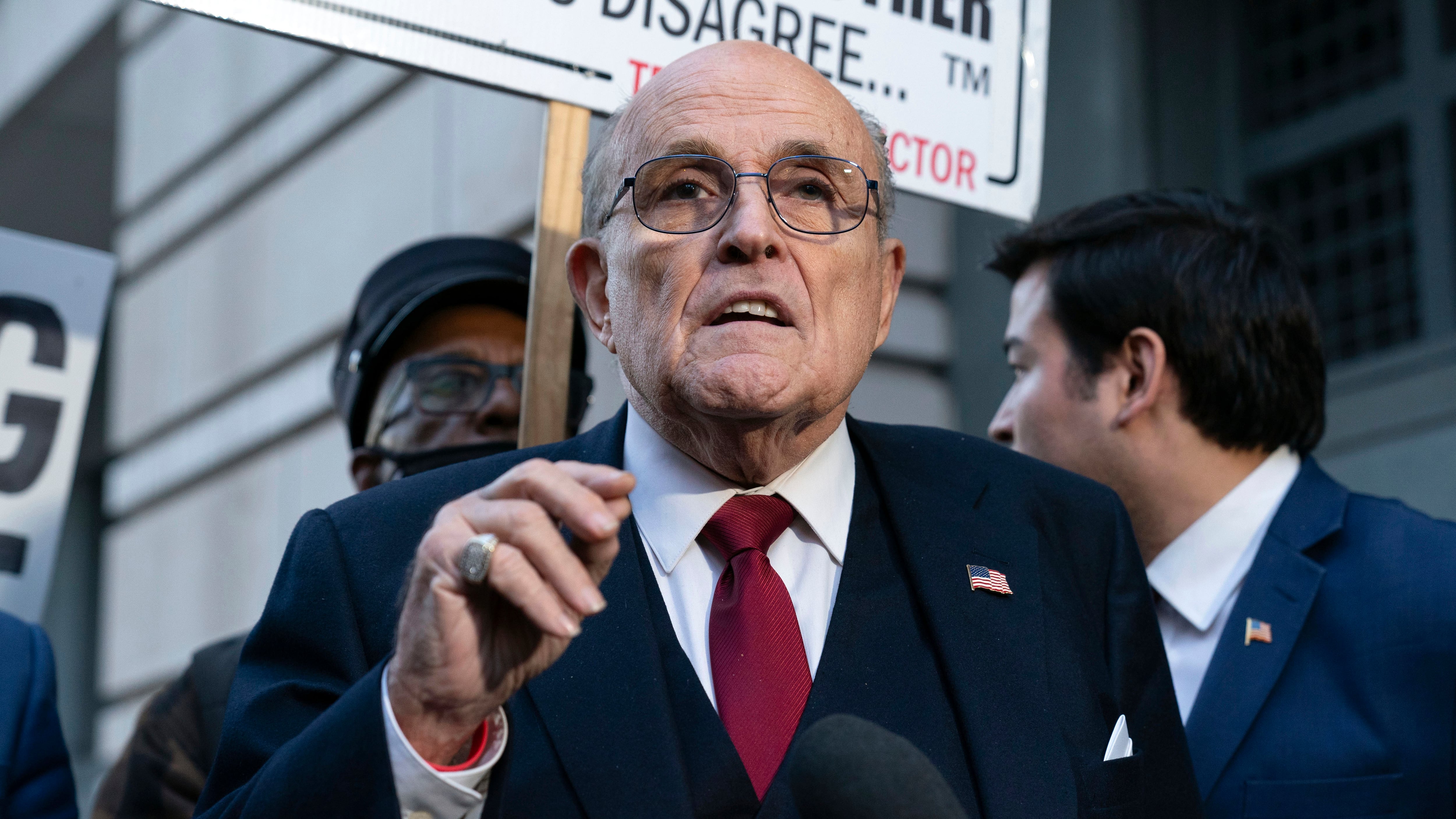 Rudy has been disbarred in New York (Jose Luis Magana/AP)