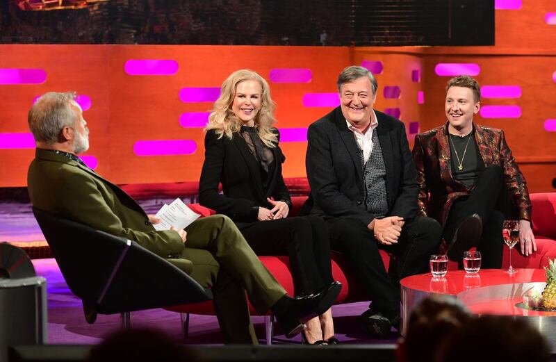 Graham Norton, Nicole Kidman, Stephen Fry and Joe Lycett