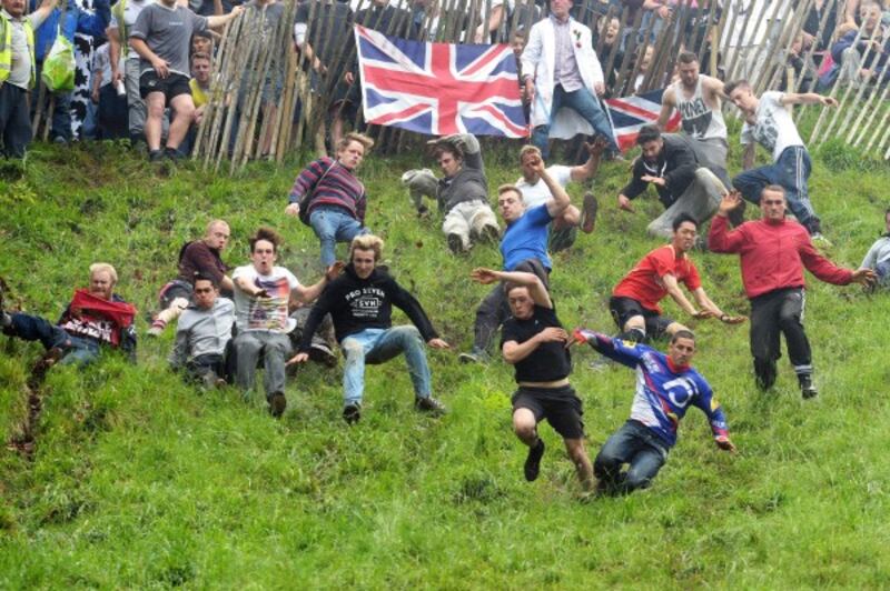 Cheese rolling