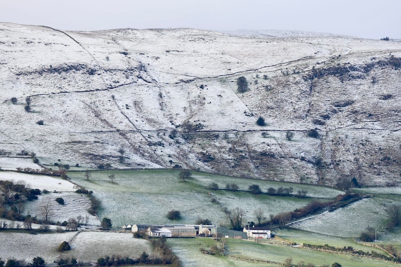 A blanket of snow covered many areas of the north on Saturday morning, including in Co Antrim. PICTURE MAL McCANN