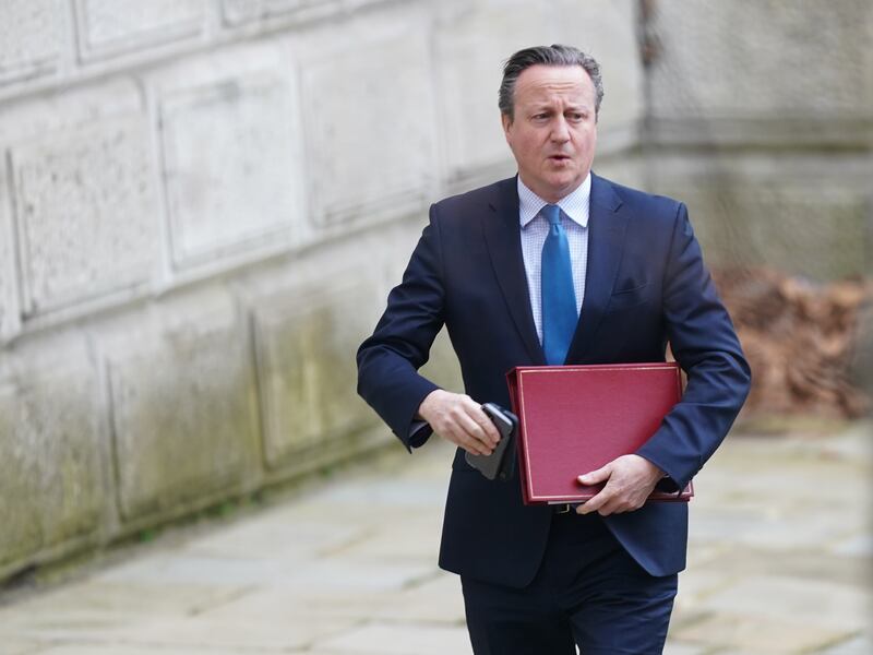 Lord David Cameron called for Israel to open one of its ports and to allow aid to enter Gaza via land