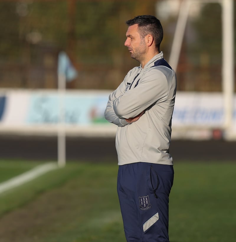 Ballymena manager Jim Ervin