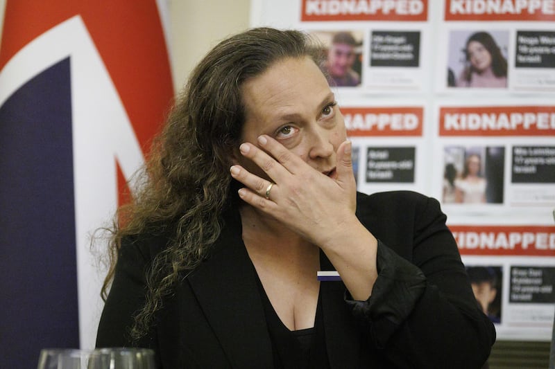 British-Israeli Ayelet Svatitzky, whose mother and brother were taken hostage from Kibbutz Nirim